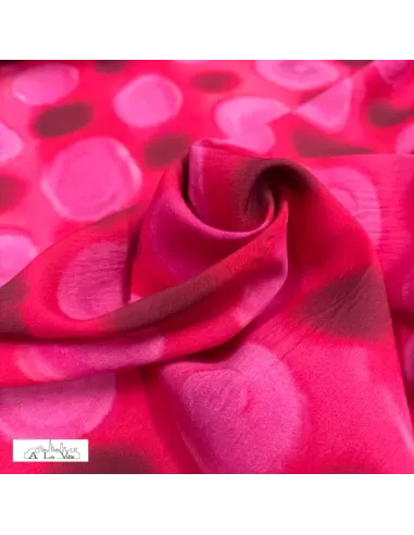 Tissu éco viscose imprimée