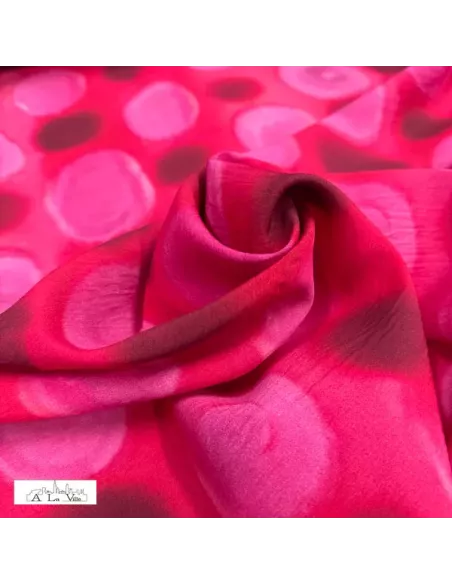 Tissu éco viscose imprimée