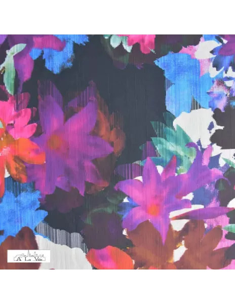 Tissu Coton imprimé floral