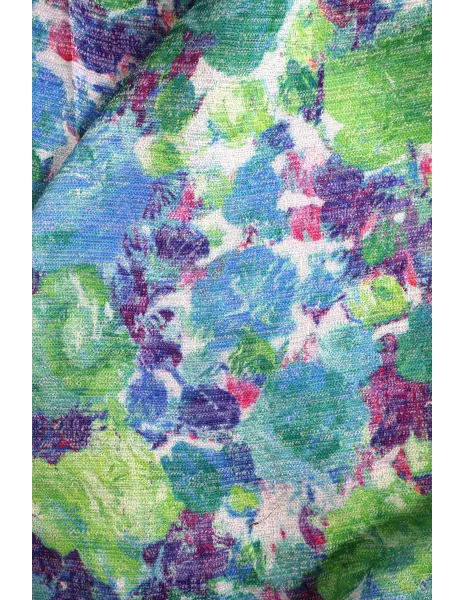 Tissu Mélange coton/polyester - explosion florale 2