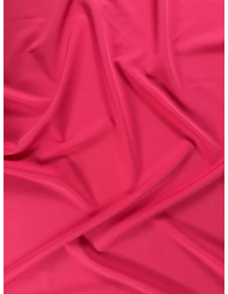 Tissu Micro crêpe de polyester - rose fushia