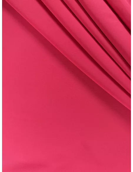 Tissu Micro crêpe de polyester - rose fushia