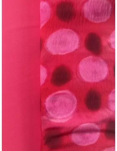 Tissu éco viscose imprimée