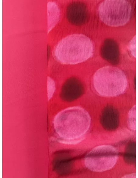 Tissu éco viscose imprimée