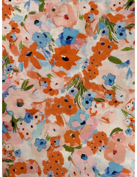 Tissu viscose- imprimé aquarelle 2