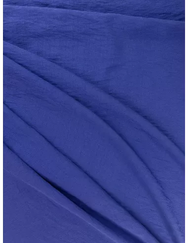 Tissu mélange de rayonne - bleu outre-mer