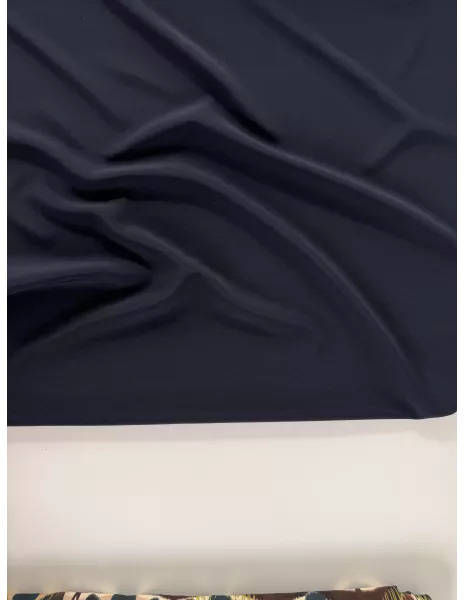 Tissu Polyester - voyageur bleu marine
