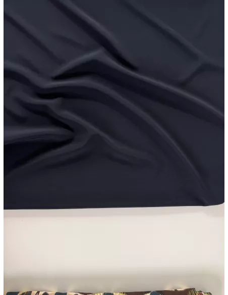 Tissu Polyester - voyageur bleu marine