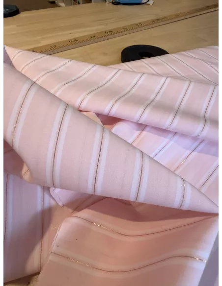 Tissu Tweed style Chane - Orange corail au mètre en ligne