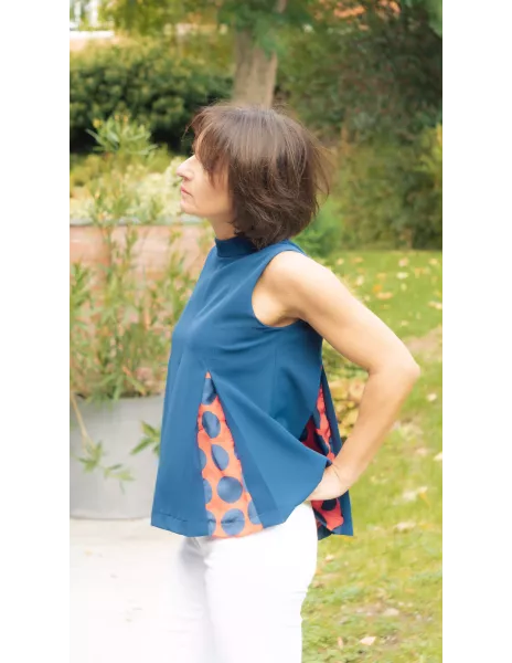Tissu Patron de couture robe et top Francesca au mètre en ligne 2