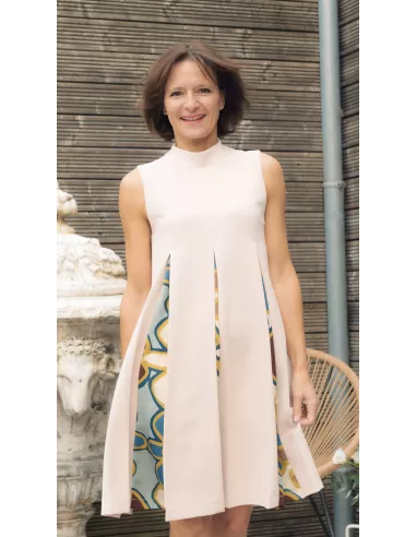 Tissu Patron de couture robe et top Francesca au mètre en ligne