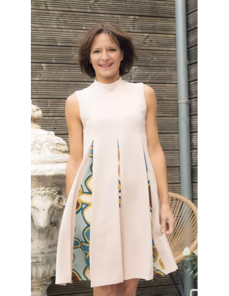 Tissu Patron de couture robe et top Francesca au mètre en ligne