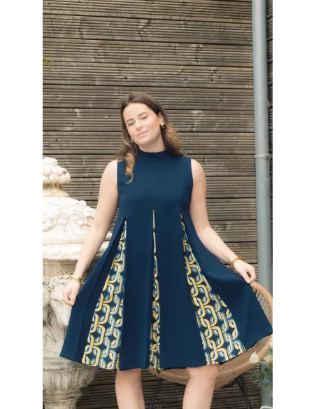 Tissu Patron de couture robe et top Francesca au mètre en ligne