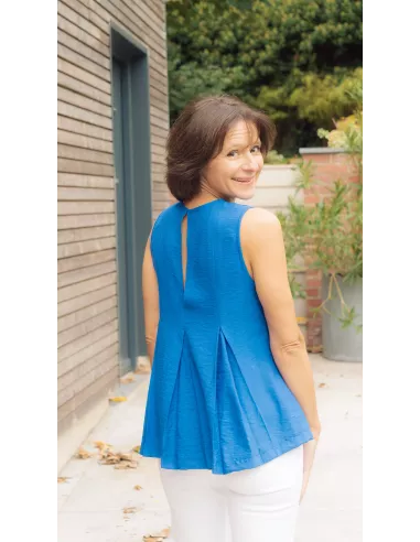 Tissu Patron de couture robe et top Francesca au mètre en ligne
