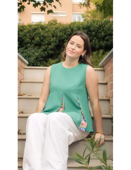 Tissu Patron de couture robe et top Francesca au mètre en ligne
