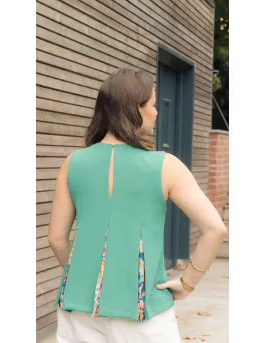 Tissu Patron de couture robe et top Francesca au mètre en ligne