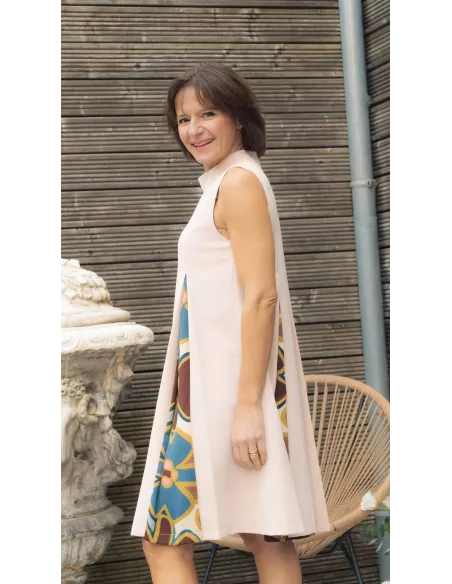 Tissu Patron de couture robe et top Francesca au mètre en ligne