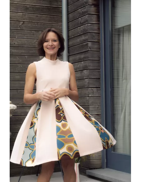 Tissu Patron de couture robe et top Francesca au mètre en ligne