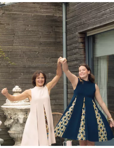 Tissu Patron de couture robe et top Francesca au mètre en ligne