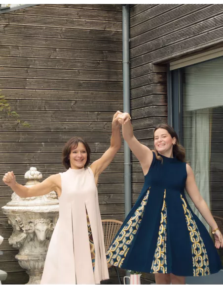 Tissu Patron de couture robe et top Francesca au mètre en ligne